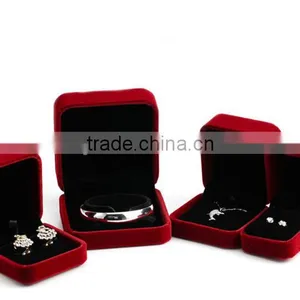 Promotional Pretty Velvet Jewelry Packaging Box thumbnail-1