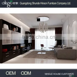 Latest Design Wall Mounted Bookcase, Solid Wood Bookcase, Tall Bookshelves thumbnail-1