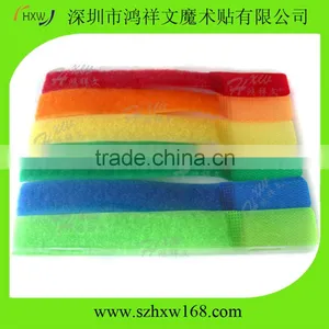 20*250mm Custom Logo Cable Management Buckle Wire Ties thumbnail-4