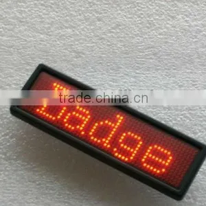 Sinoela Rechargable Programmable LED Name Tag, LED Mini Badge, LED Name Badge thumbnail-1