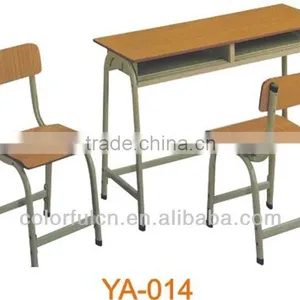 Cheap Double Seater Middle School Student Desk Furniture XG-202 thumbnail-3