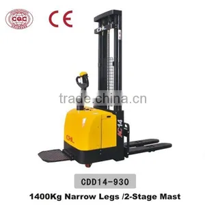1.4T Full Electric Pallet Stackers With 2-stage STD thumbnail-1
