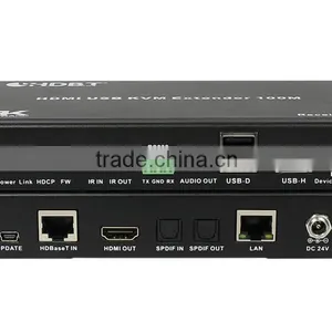 Factory Price KVM Extender, HDMI USB KVM Extender Over Cat5e/Cat6 (HDBaseT), 100m thumbnail-5