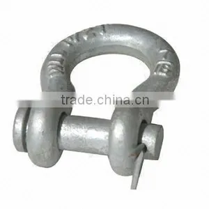 High Quality Bow Shaped Round Pin Anchor Shackle G213;G213 Shackle, d Shackle, Anchor Shackle thumbnail-1