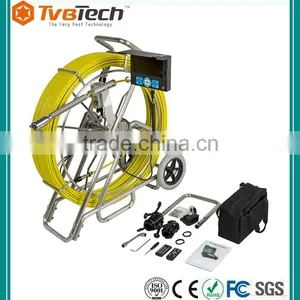 60/80/100/120M CCTV Drainage Sewer Pipes Inspection Camera System For Sale, Meter Counter And Mini Keyboard/512hz Sonde&Locator thumbnail-5