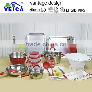 25pieces Kitchen Set With Slim Shape Cookware thumbnail-1