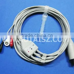 One-Piece 3-lead ECG Cable thumbnail-1