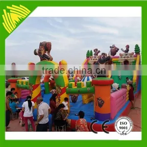 Kids Amusement Game Inflatable Castle Jumping House Rides Inflatable Castle Inflatable Bouncer thumbnail-1