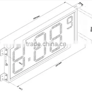 400mm Digital LED Gas Price Sign thumbnail-6
