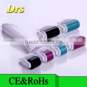 2015 Newest Dermaroller DRS600 Face Roller,600 Needles Stainless Steels& Titanium,Interchangeable Tips(1200/600/200/180Needles) thumbnail-2
