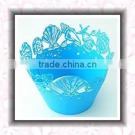 Blue Butterfly Decorative Cupcake Wrapper for 2016 Olympic Game thumbnail-1