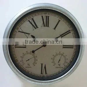 15 Inch 3 In 1 Farm Metal Clock Outdoor Clock thumbnail-5
