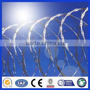 Galvanized Razor Barbed Wire/Stainless Steel Razor Barbed Wire Mesh thumbnail-2