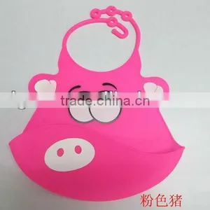 2013 Perfect Design Food Grade Silicone Custom Baby Bib thumbnail-1