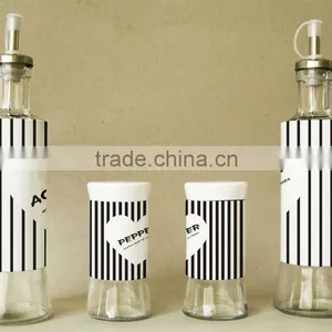 Glass Spice Jar Set thumbnail-1