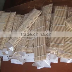 White Bamboo Mat Happy Sushi Rolls thumbnail-3