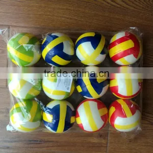 High Quality Hot Sell Mini Toys PU Ball With Volleyball Printing Play Ball Colorful Ball Toys For Kids Children thumbnail-1
