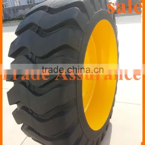 Cured on Rim 20.5-25 Loader Tires WonRay Brand thumbnail-1
