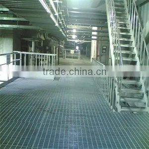 2015 Hot Sale High Quality Mild Platform Flooring Galvanized Welded Steel Grating thumbnail-6