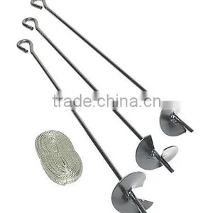Galvanized Steel Earth Screw Anchor thumbnail-1