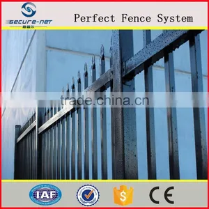 Express Black Residential Spear Top Tubular Fence thumbnail-3