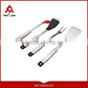4pcs Stainless Steel Handle Bbq Tool Set With Bbq Fork thumbnail-1