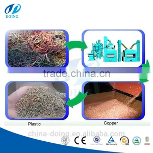 High Output Copper Wire Recycling Machine/Copper Cable Granulator/Scrap Wire Stripping Machine thumbnail-1