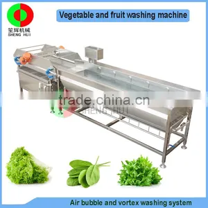 New Developed Vortex Air Bubble Ozone Fruit and Vegetable Washing Machine, Advanced Vegetable Washer for Production Line thumbnail-1