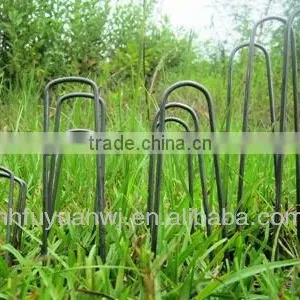 Galvanized U-shaped Earth Staple thumbnail-1