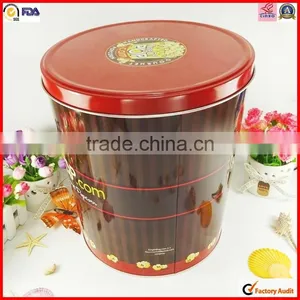First Grade Round High Quality New Year Gift Packaging Tin Box thumbnail-2