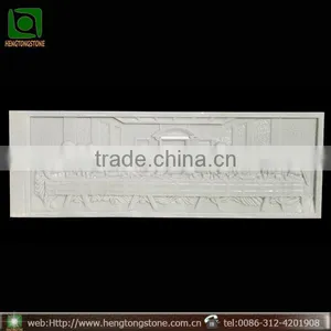 Famous White Marble Wall Relief Sculpture of The Last Supper thumbnail-1