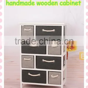HOME Miniature Furniture Wooden Cabinet With Muti-drawers thumbnail-1