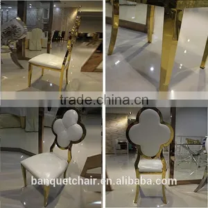 Foshan Furniture Modern Stainless Steel Dining Chair for Restaurant thumbnail-2