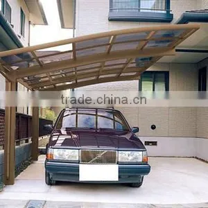 2017 Trade Assurance New Style Aluminum Polycarbonate Covering Aluminum Car Canopy thumbnail-1