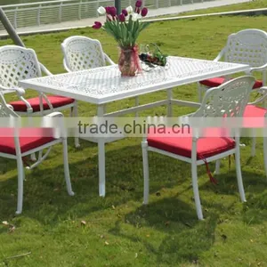 Sigma Cast Aluminium Garden Furniture Dinning Set Outdoor Table and Chairs thumbnail-2