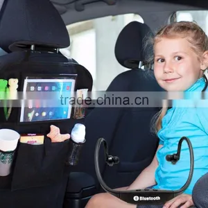 Automotive Kids Seat Back Organizer With Wireless Bluetooth Headset thumbnail-4