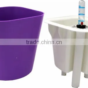 Self Watering Planter Flower Pot Home Office Garden Water Level Indicator thumbnail-2