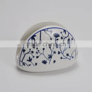 Napkin Holder, Porcelain With Decal thumbnail-3