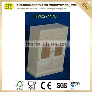 Office Stationery Desktop Organizer Small Wood Cabinet thumbnail-1