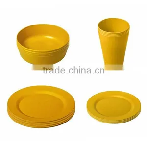 Quality Assurance Traditional Antique Bamboo Fiber Dinnerware Sets thumbnail-1