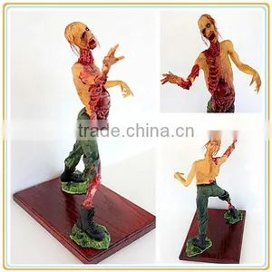 Plastic Party Decor Figurine Zombie, Halloween Figure Zombie, The Walking Dead Figure Zombie thumbnail-1