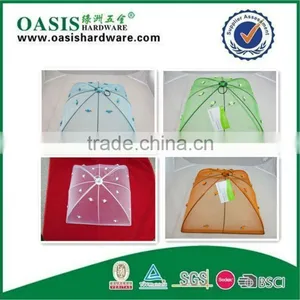 Net Cloth Folded Food Cover With Florals Food Umbrella thumbnail-2