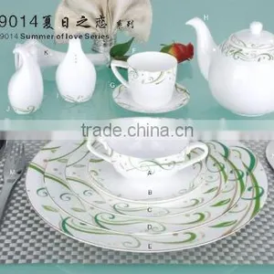 15PCS Fine Bone China Flower Surface Ceramic Dinnerware/tableware Set thumbnail-1