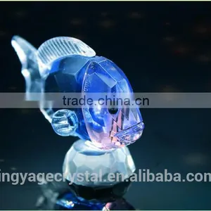 Colorful Transparent Crystal Seafish Model With Base as Crystal Anniversary Gifts or Delicate Wedding Gifts thumbnail-5