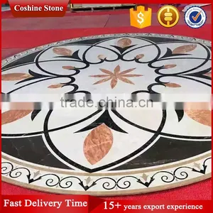 Modern Marble Waterjet Inlay Flooring Design Patterns thumbnail-2