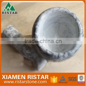 Wholesale White Marble Stone Mortar and Pestle thumbnail-5