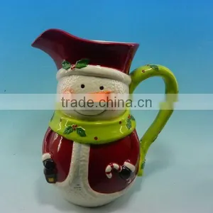 2012 Newest Hot Sale Snowman Ceramic Kettle thumbnail-1
