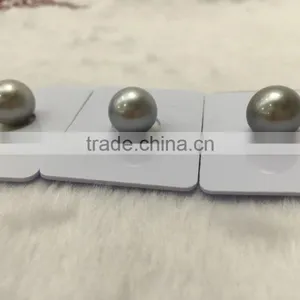 Wholesale 11-12mm AAA Grey Undrilled Loose Tahitian Pearl thumbnail-1