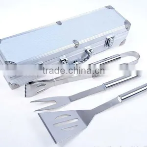 Stainless Steel Bbq Tool Set 3 Pcs thumbnail-3