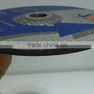 7"(180x6x22.2mm) Depressed Center Resin Bonded Reinforced Grinding Wheel For Metal thumbnail-3